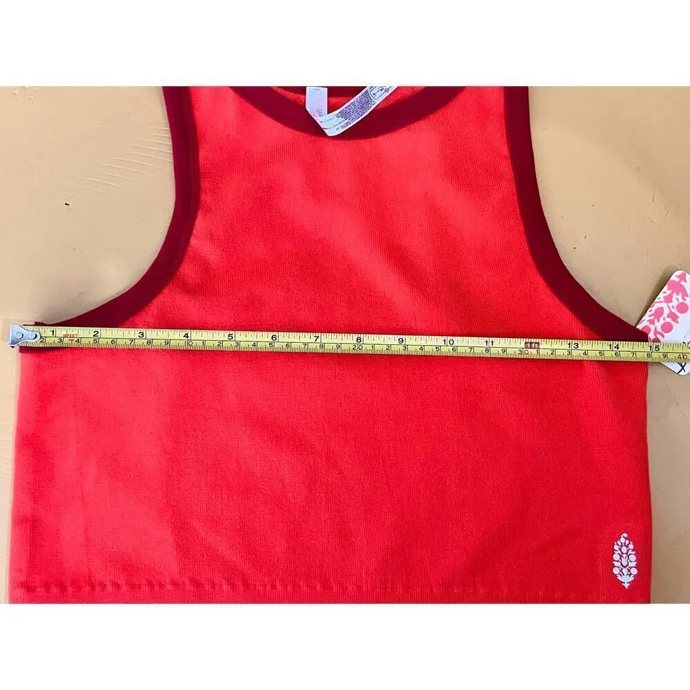 Free People Go To Colorblock Flame Combo Tank NWT Size XL